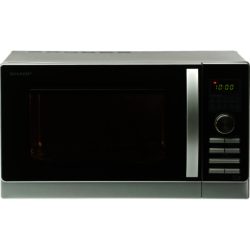 Sharp R842SLM 25 Litre Combination Microwave Oven in Silver